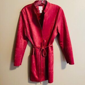 H&M faux suede jacket